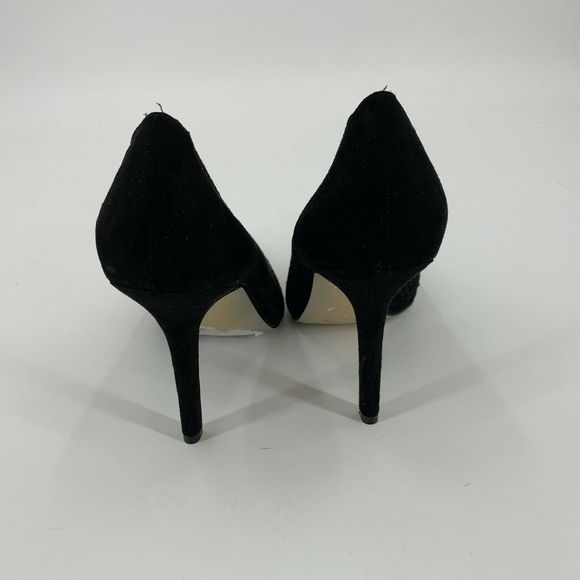 Bcbgeneration Black Suede Pumps High Heel Shoes 8 - Picture 3 of 8